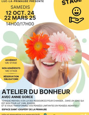 STAGE : Atelier du bonheur