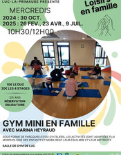 LOISIRS EN FAMILLE : Gym mini