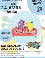 SOIRÉE CANAP' : Jeux de société