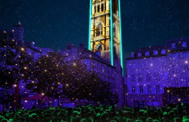 500 ANS CLOCHER CATHÉDRALE - Mise en lumière artistique du clocher 1 - Rodez