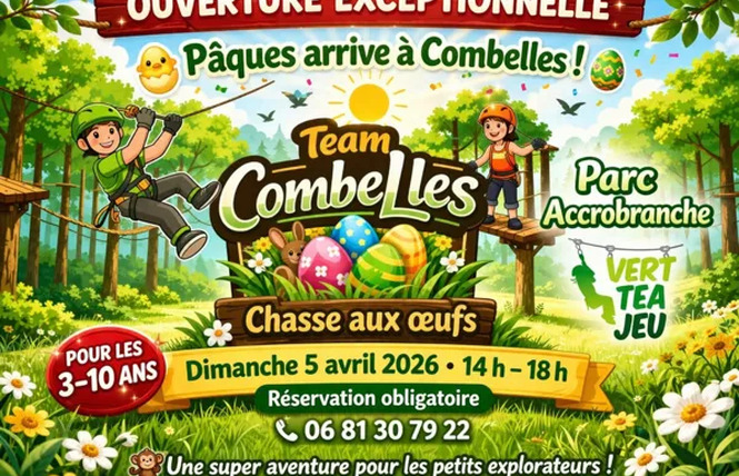 Chasse aux oeufs à l'accrobranche de Combelles 1 - Le Monastère