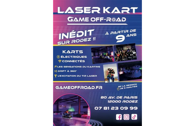 Game off Road - Laser Kart 4 - Rodez